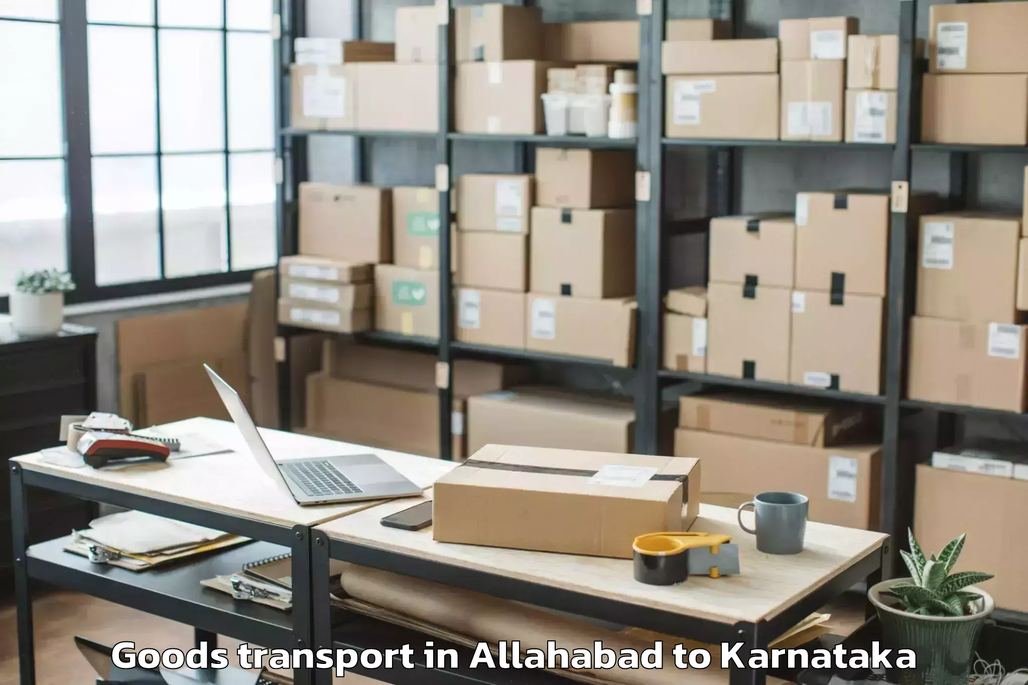 Expert Allahabad to Koppa Goods Transport